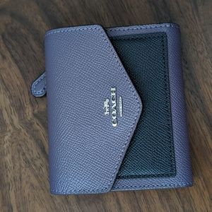 COACH wallet purple